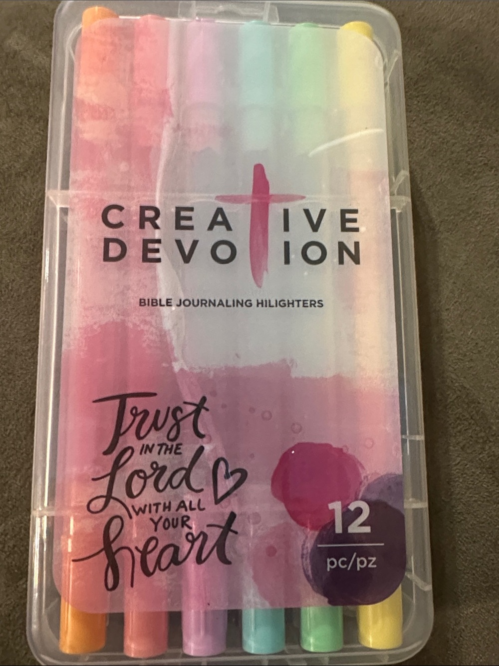 Journaling Highlighters - Pastel Colors - Bible - Creative Devotion - Set of 12